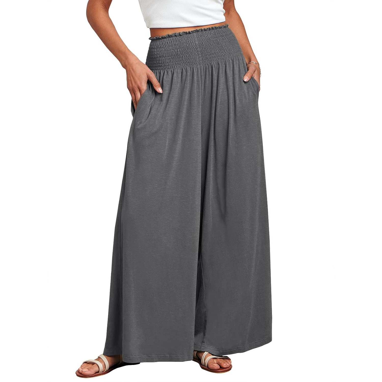 Casual Wide Loose Boho Summer Pants For Women
