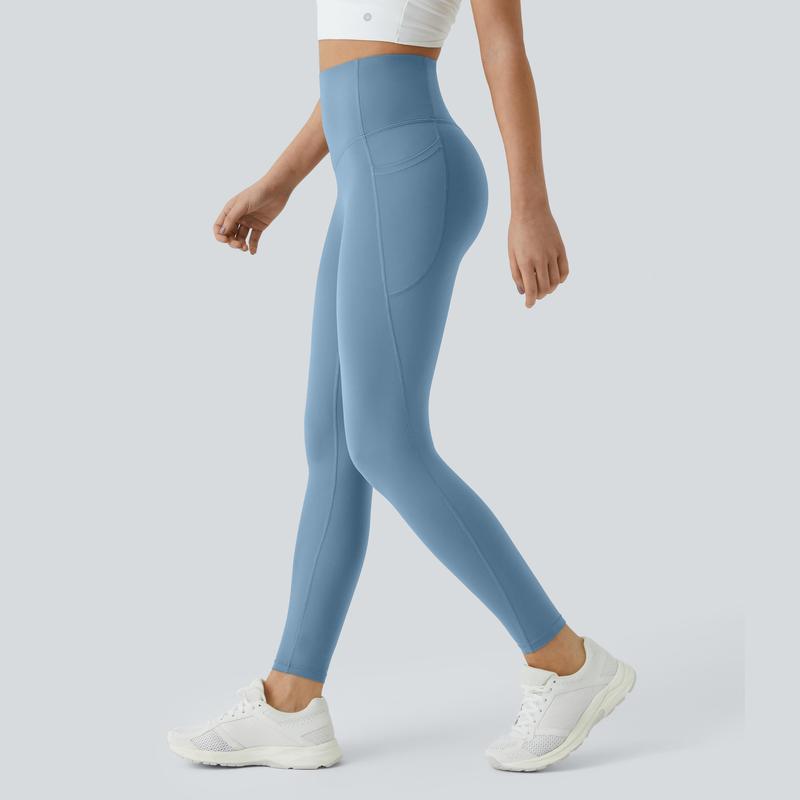 Casual Shaping Training Leggings With Pockets For Women