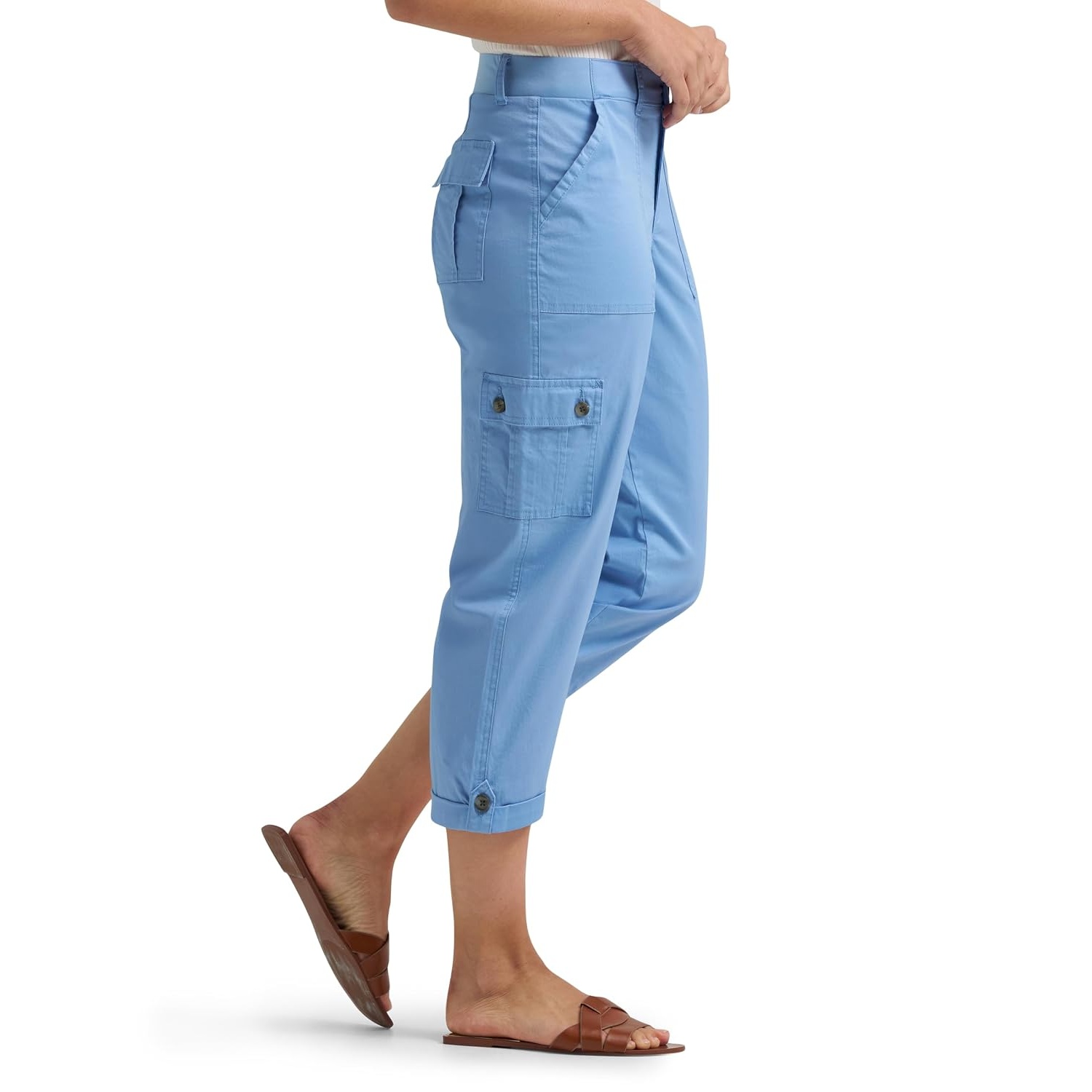 Comfy Cargo Capri Pants For Women