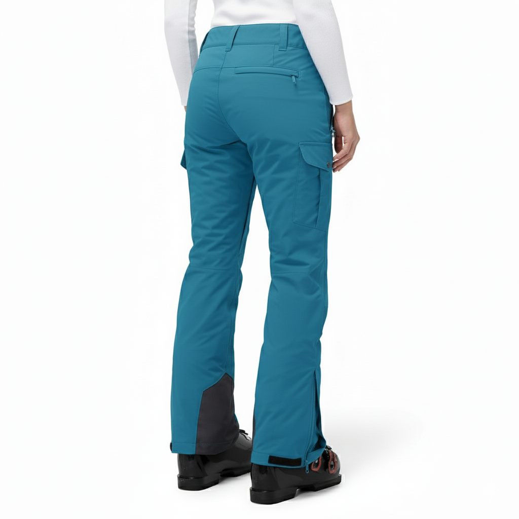 Insulated Waterproof Snowboard Ski Pants With Gaiters