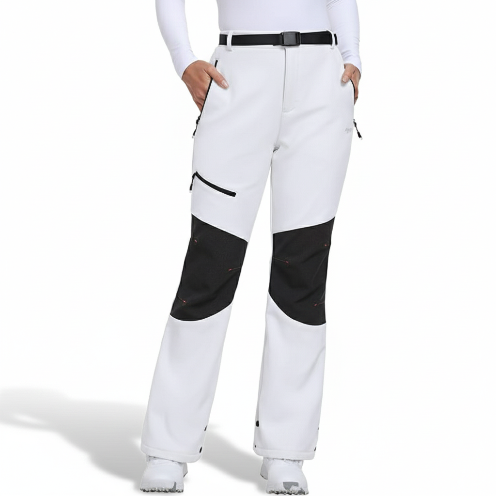 Fleece Lined Waterproof Snow Pants for Women