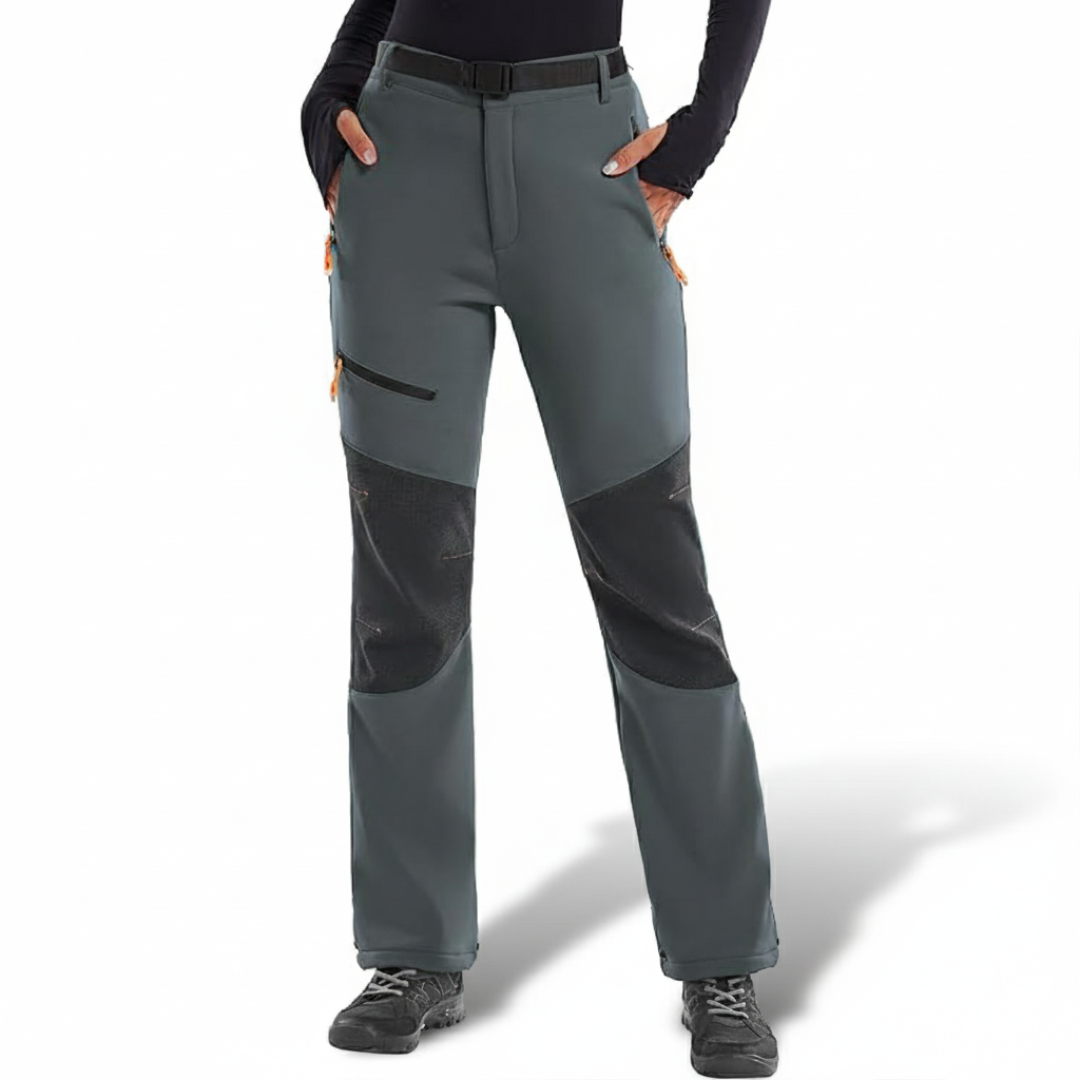 Fleece Lined Waterproof Snow Pants for Women