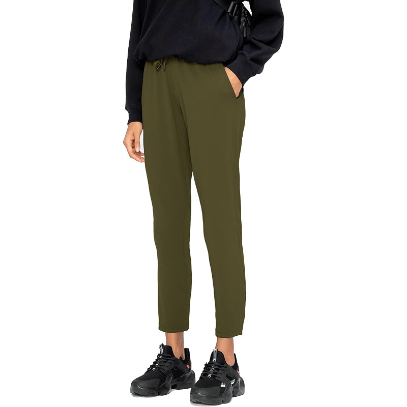 Joggers Travel Pants With Pockets Lounge Casual Stretch Workout Pants For Women-Legletic