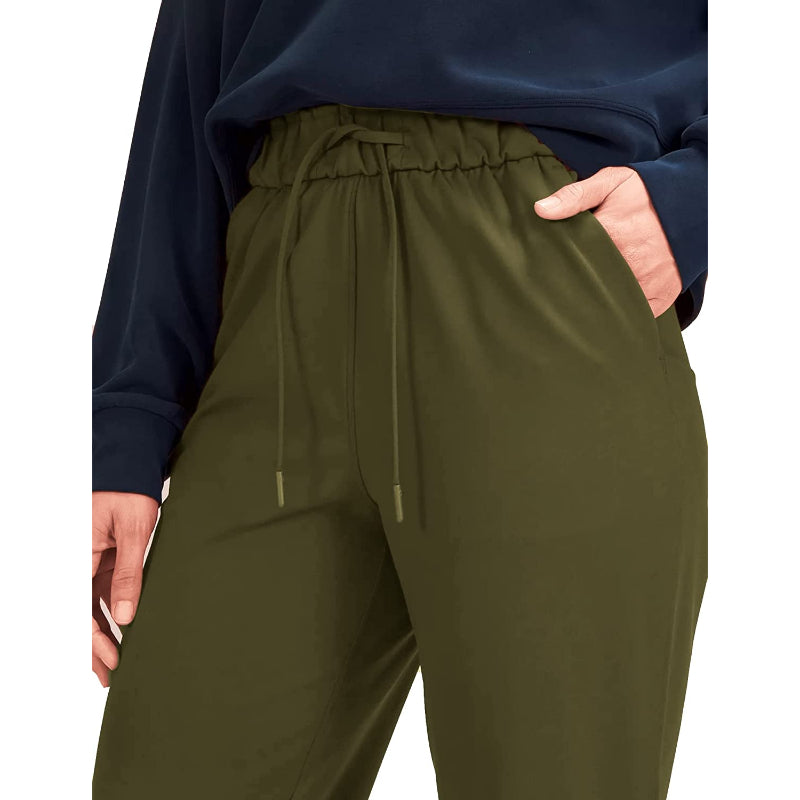 Joggers Travel Pants With Pockets Lounge Casual Stretch Workout Pants For Women-Legletic