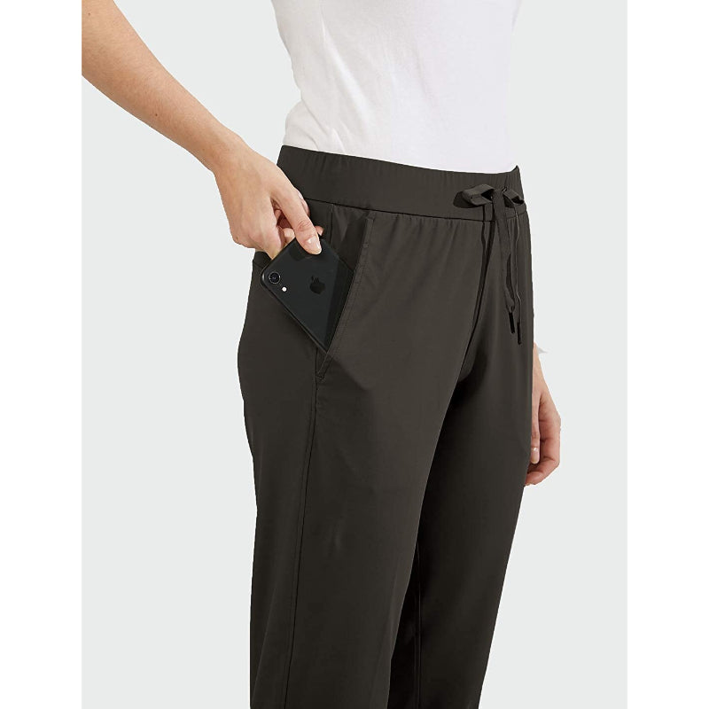 Joggers Travel Pants With Pockets Lounge Casual Stretch Workout Pants For Women-Legletic