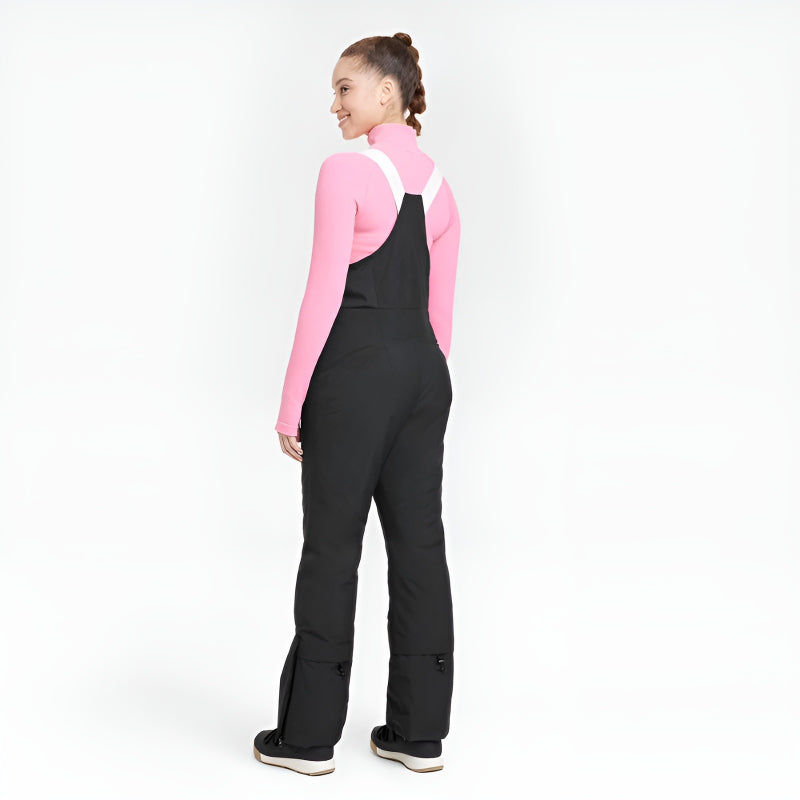 Bib Pants With Adjustable Straps And Zippered Pockets-Legletic