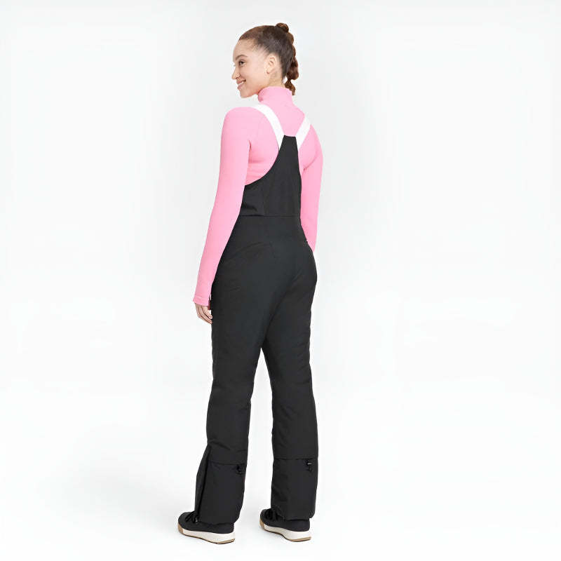 Bib Pants With Adjustable Straps And Zippered Pockets-Legletic