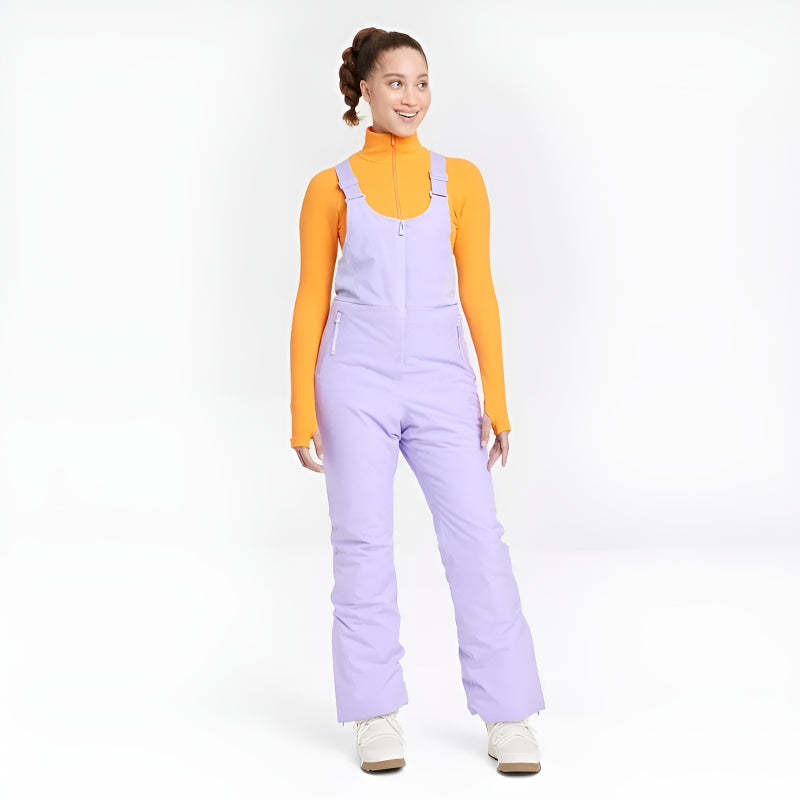 Bib Pants With Adjustable Straps And Zippered Pockets-Legletic