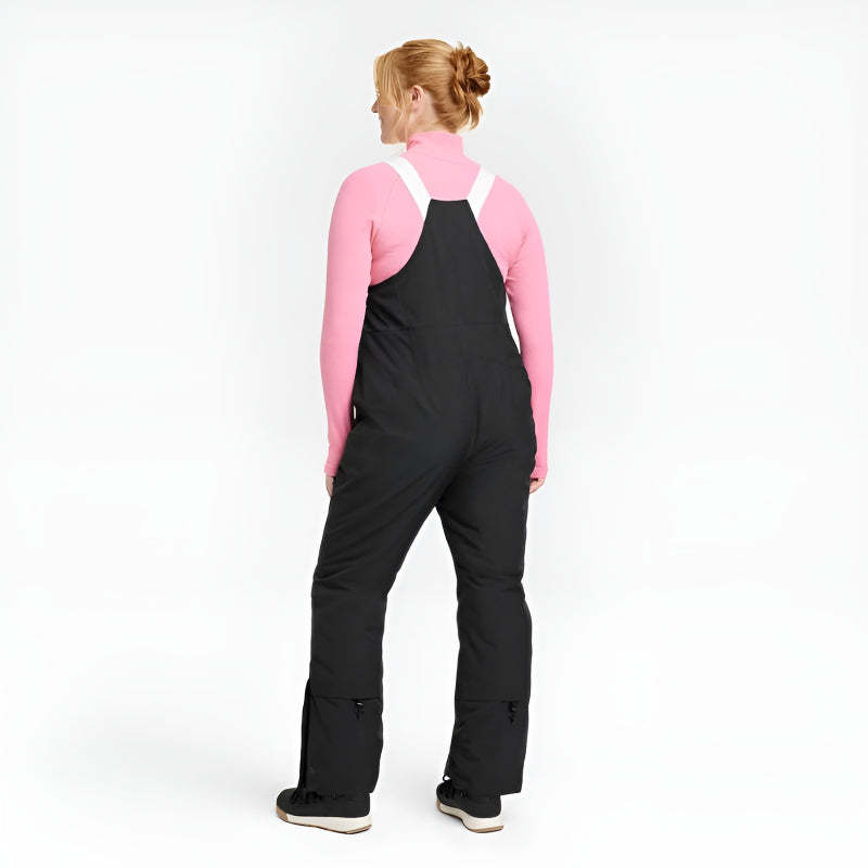 Bib Pants With Adjustable Straps And Zippered Pockets-Legletic