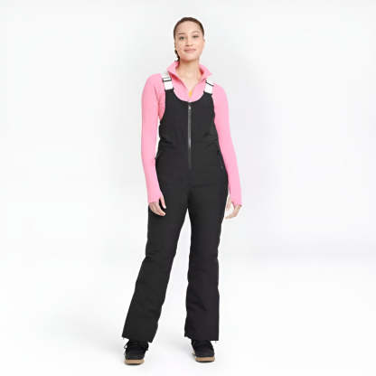 Bib Pants With Adjustable Straps And Zippered Pockets-Legletic