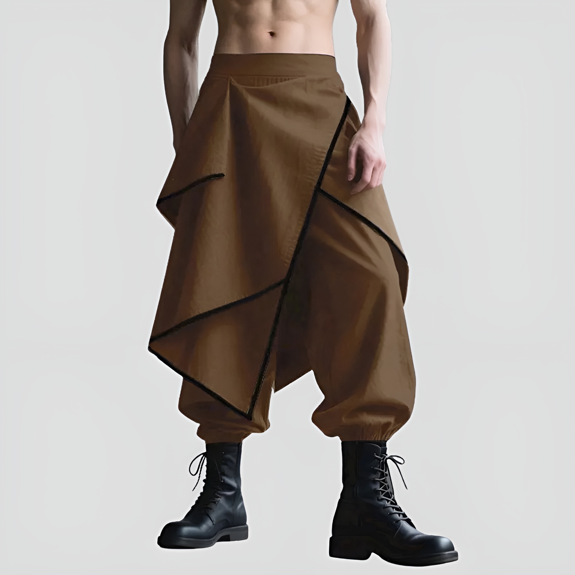 All Season Samurai Style Skirted Harem Jogger Pants