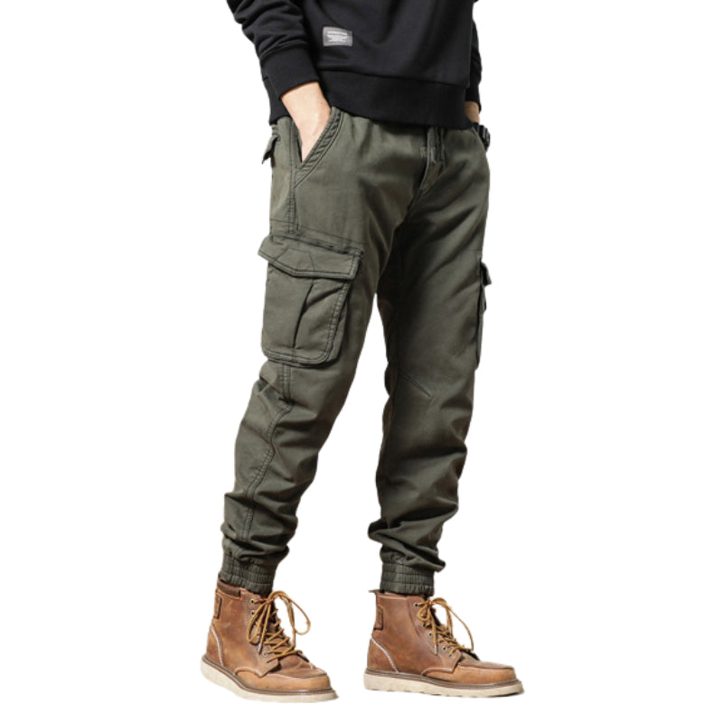 Multi Pockets Winter Cargo Pants For Men-Legletic