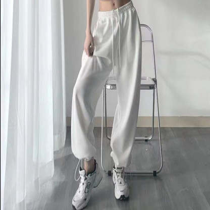 Streetwear High Waist Loose Pants-Legletic