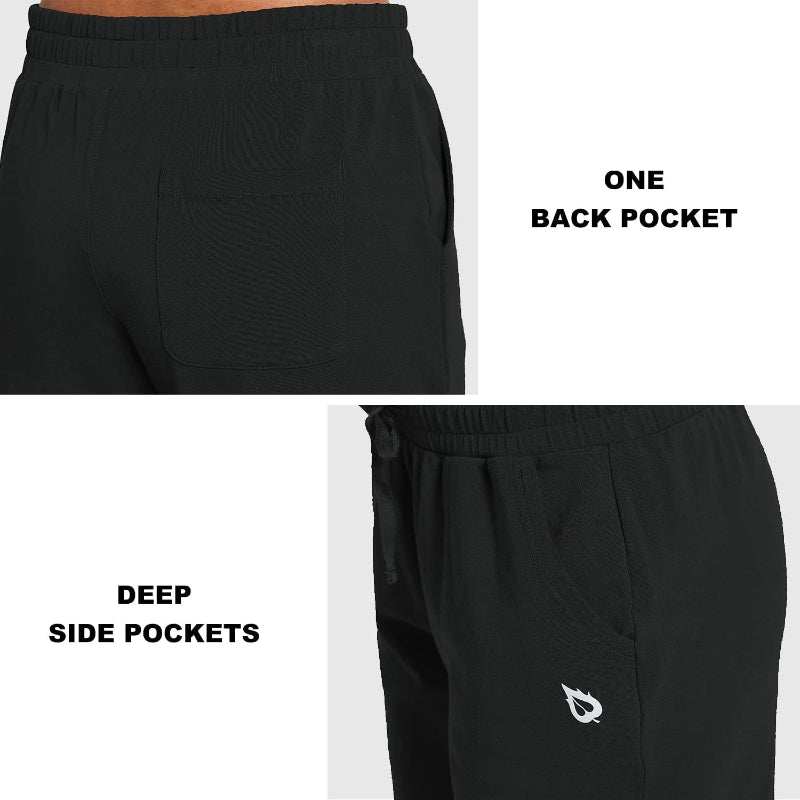 Women's Active Yoga Lounge Capri Pocketed Walking Crop Pants-Legletic