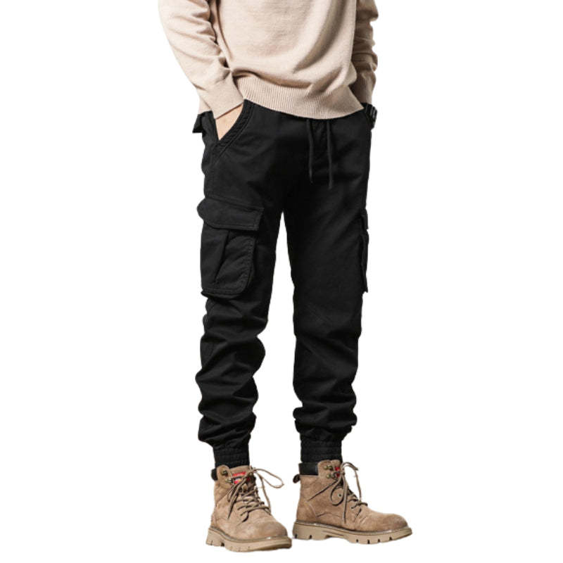 Multi Pockets Winter Cargo Pants For Men-Legletic