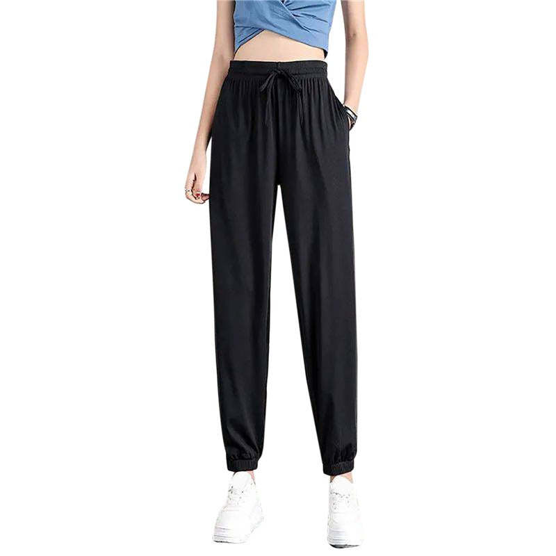 Women's Loose Wide Leg Bunched Feet Sweatpants-Legletic