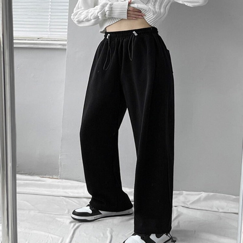 Baggy Wide Leg Oversize Women's Sweatpants-Legletic