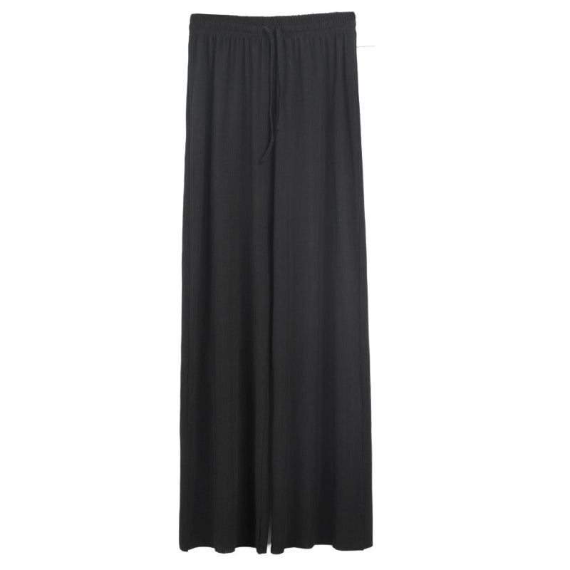 Ice Silk Wide Leg Trousers For Women-Legletic