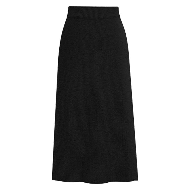 Vintage Pencil Skirt With Slit For Women-Legletic