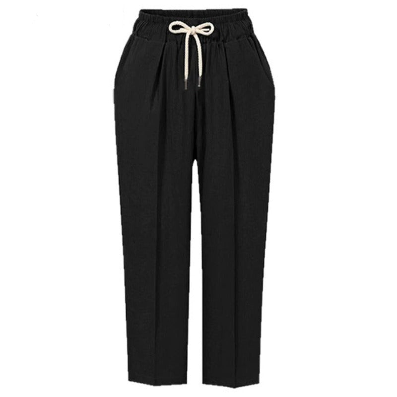 Women's Office Cotton Linen Pants-Legletic