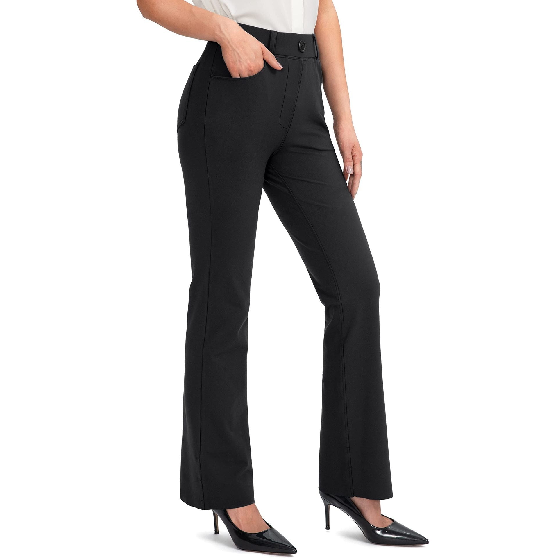 Elegant Yoga Stretch Dress Pants-Legletic
