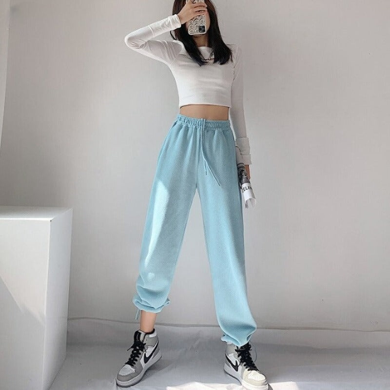 Women's High Waist Casual Joggers-Legletic
