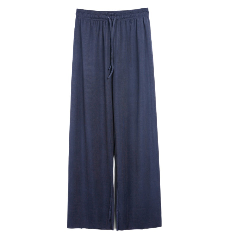 Ice Silk Wide Leg Trousers For Women-Legletic