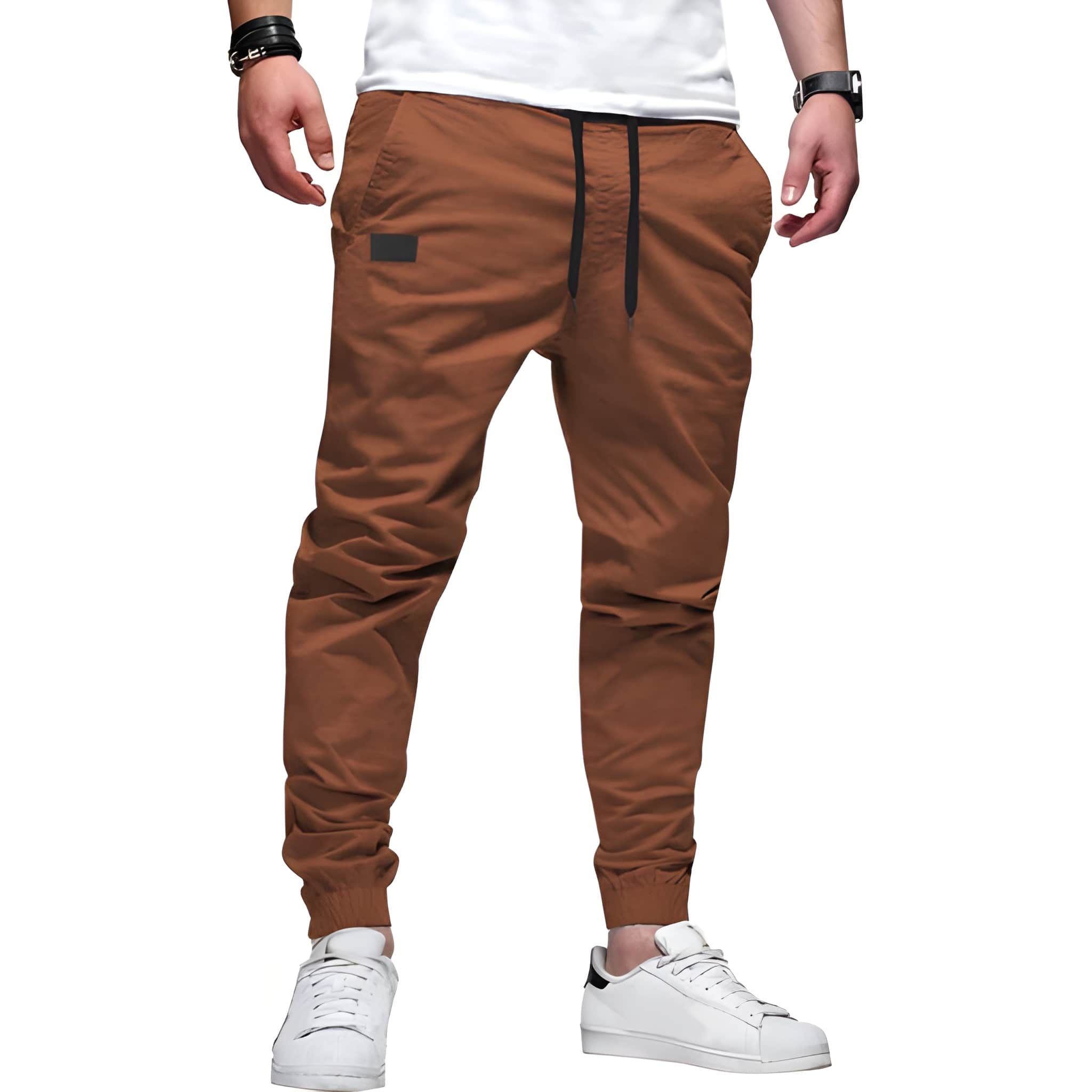 Casual Chino Cargo Joggers Pants For Men