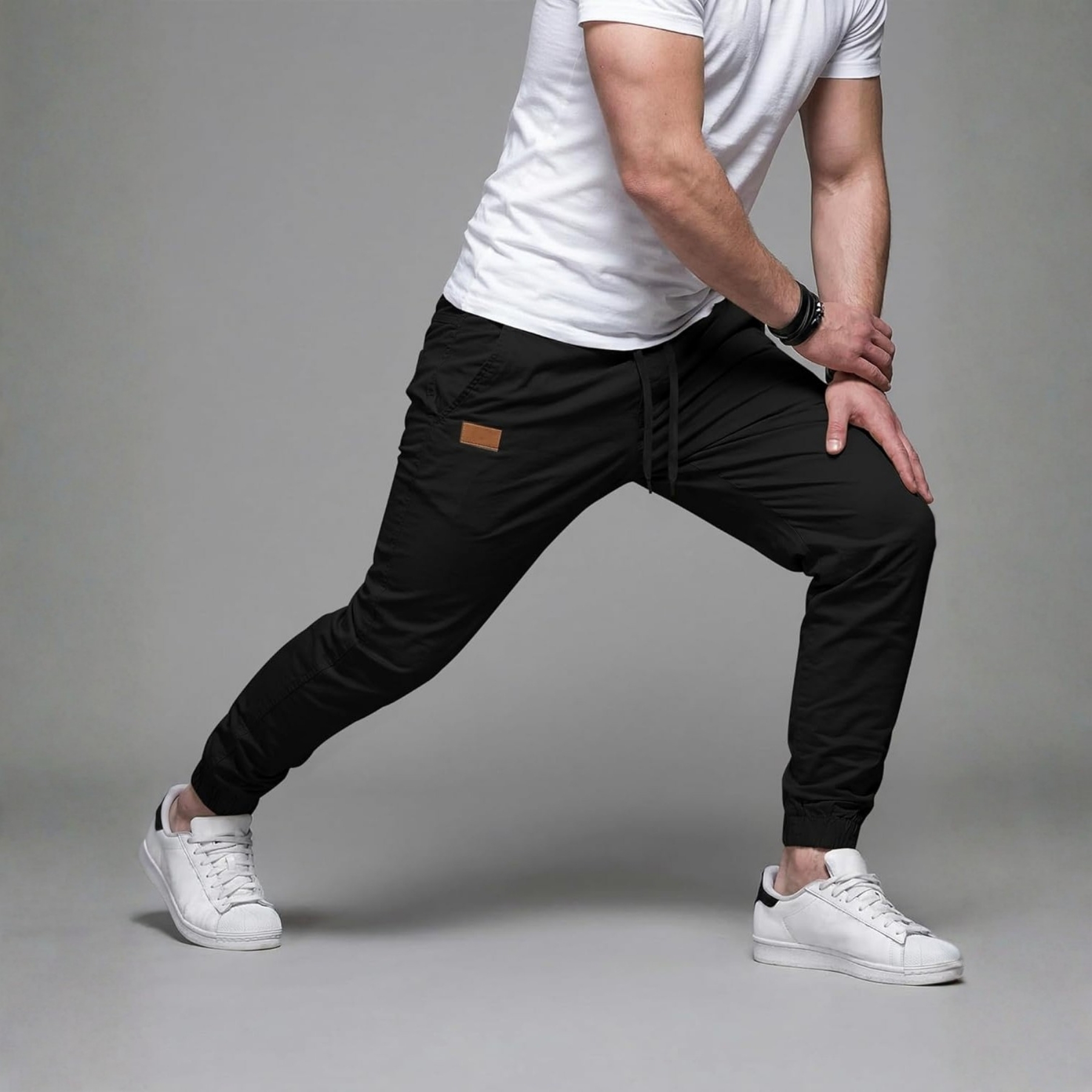 Casual Chino Cargo Joggers Pants For Men