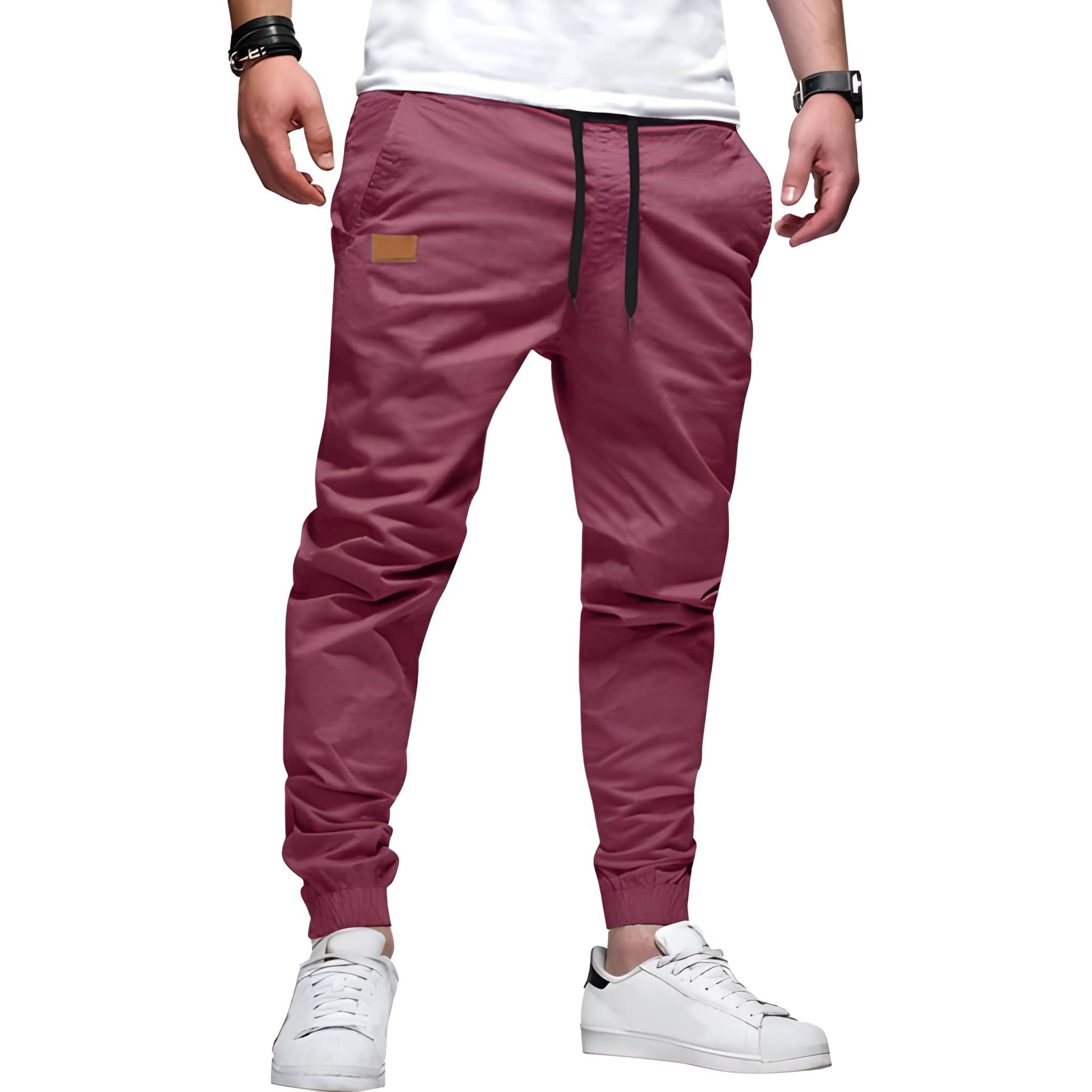 Casual Chino Cargo Joggers Pants For Men