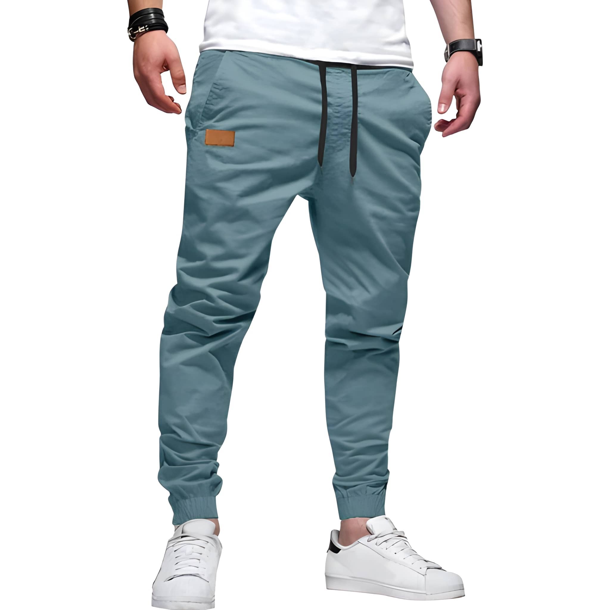 Casual Chino Cargo Joggers Pants For Men