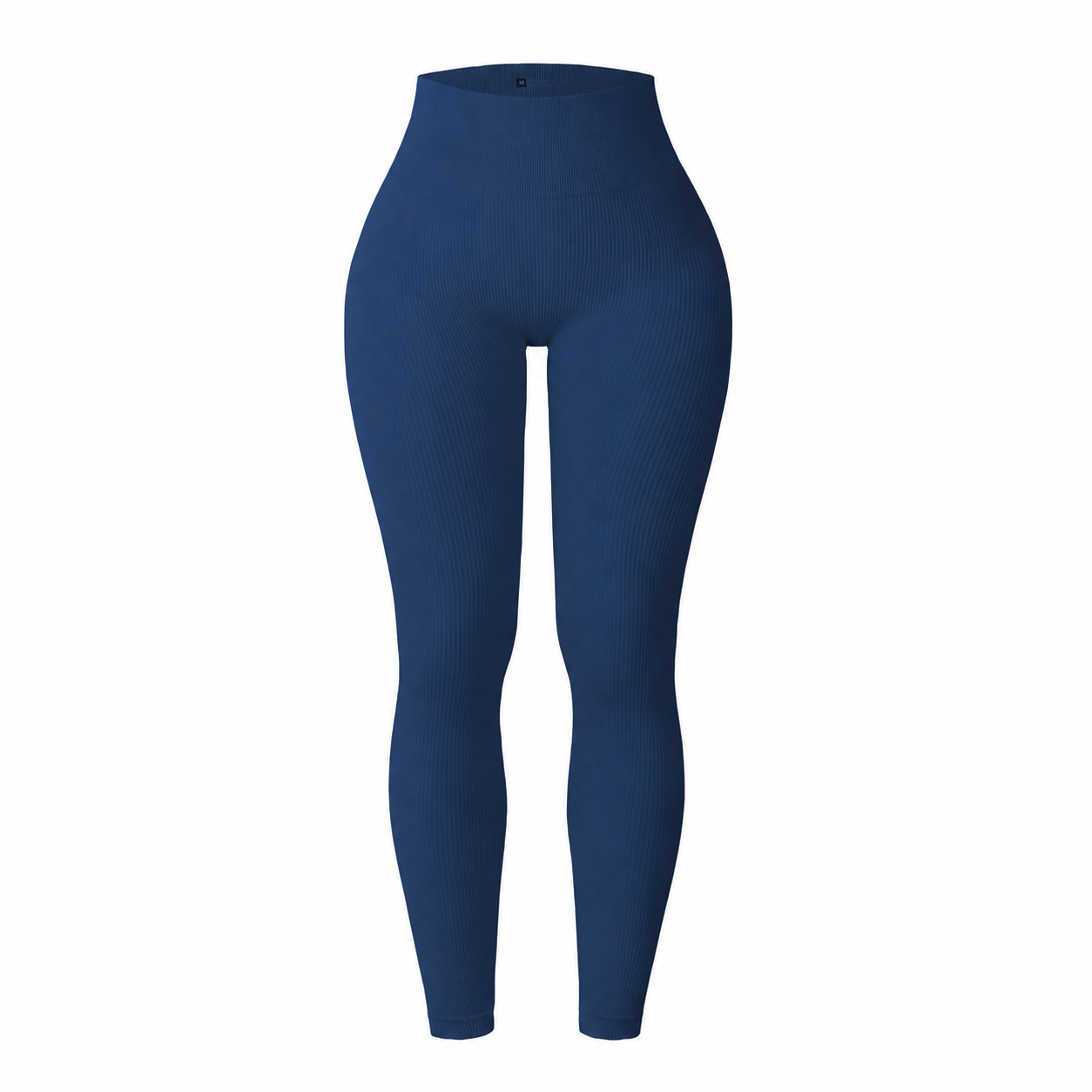 Ribbed High Rise Stretchable Yoga Leggings