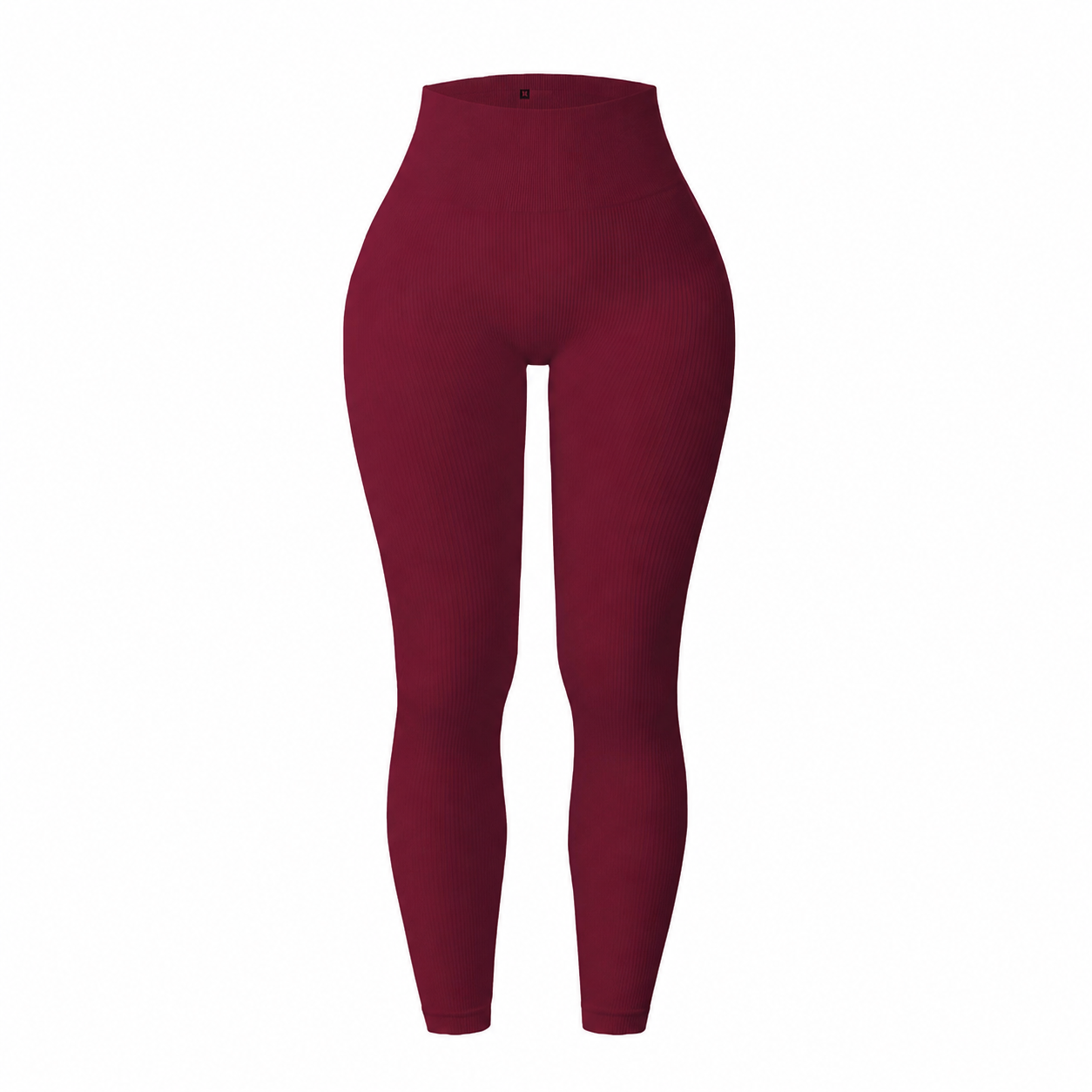Ribbed High Rise Stretchable Yoga Leggings