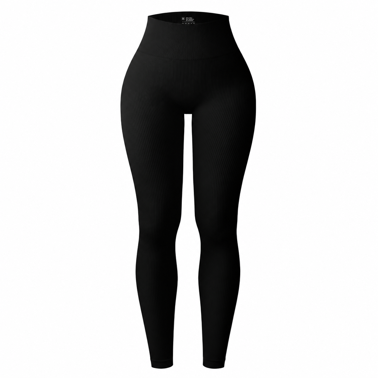 Ribbed High Rise Stretchable Yoga Leggings