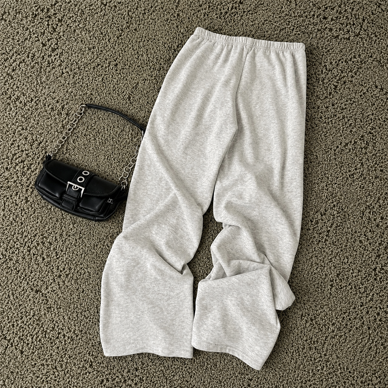 Low Rise Leopard Print Vintage Themed Pants