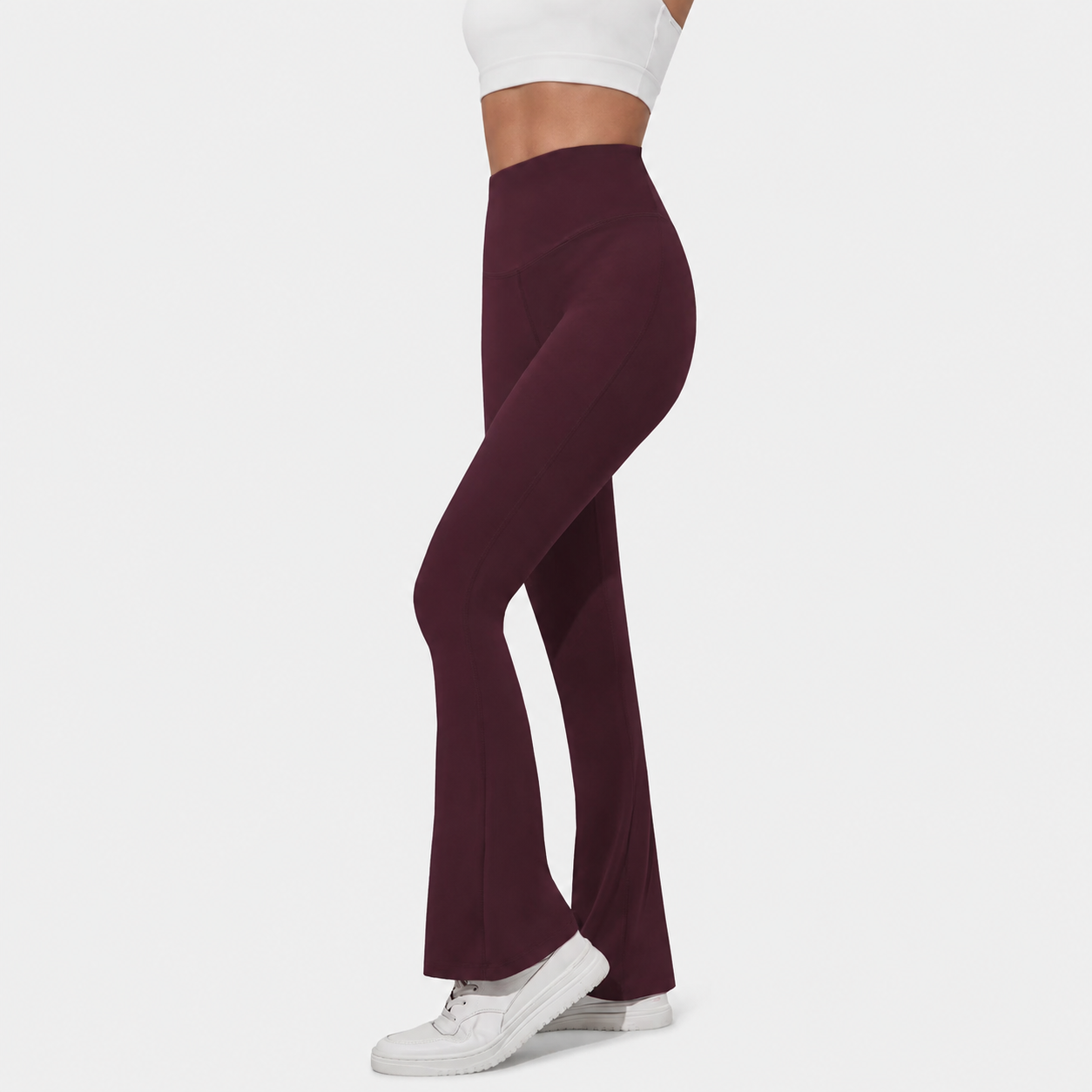 High Rise Flare Bootcut Stretchable Pants