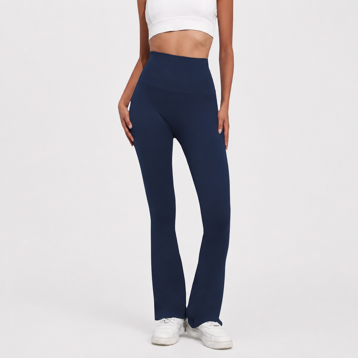High Rise Flare Bootcut Stretchable Pants