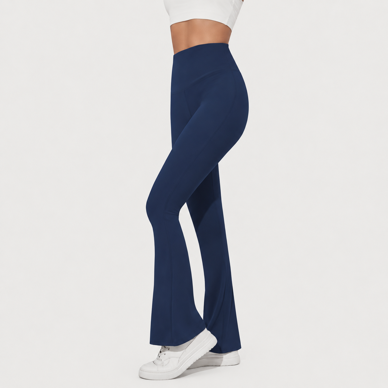 High Rise Flare Bootcut Stretchable Pants