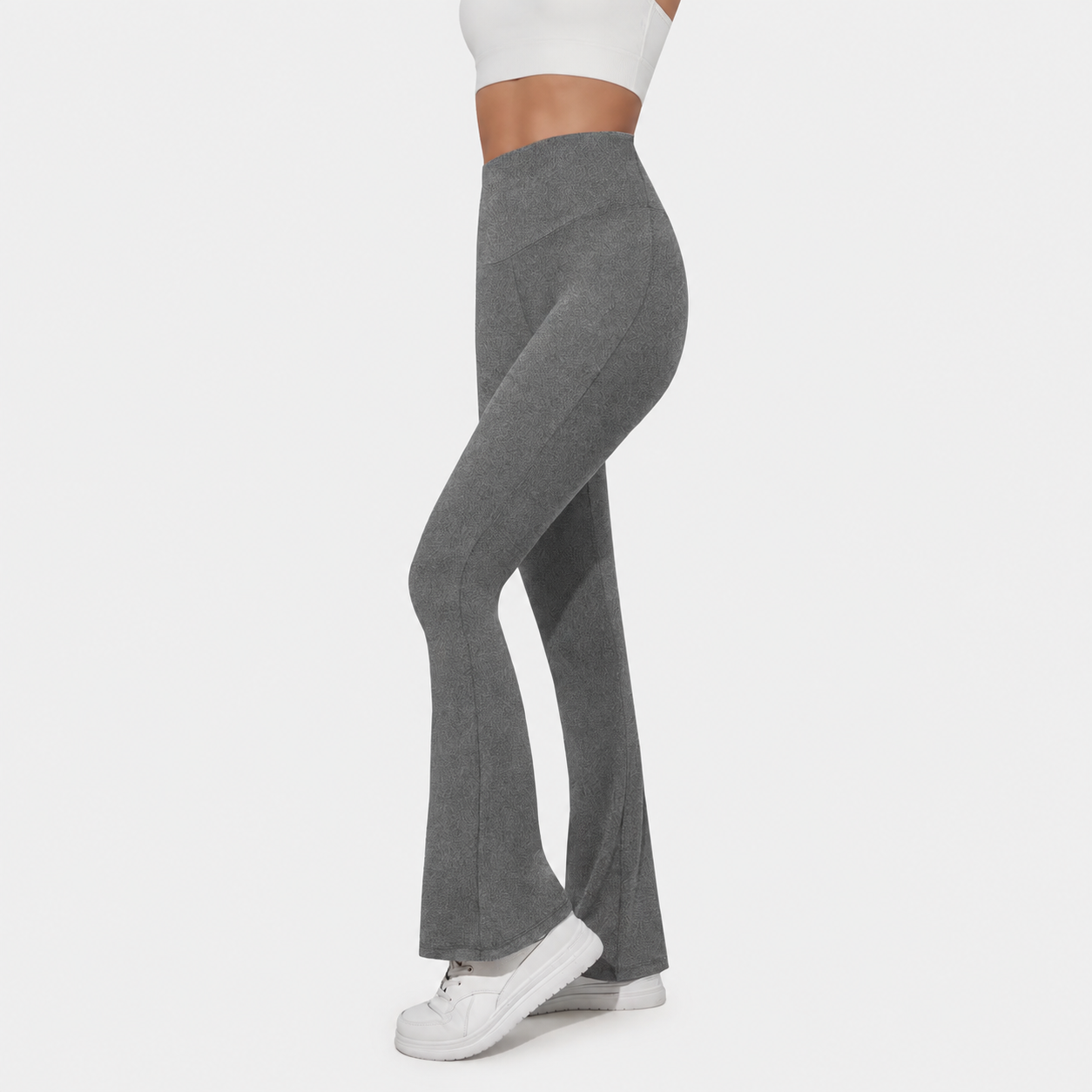 High Rise Flare Bootcut Stretchable Pants