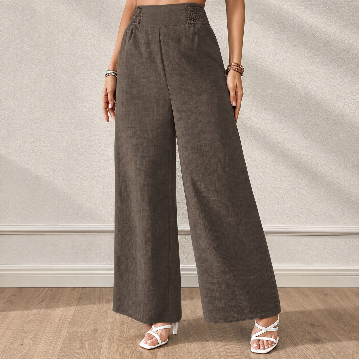 Versatile Wide Length Pants For Daily Wear For Women