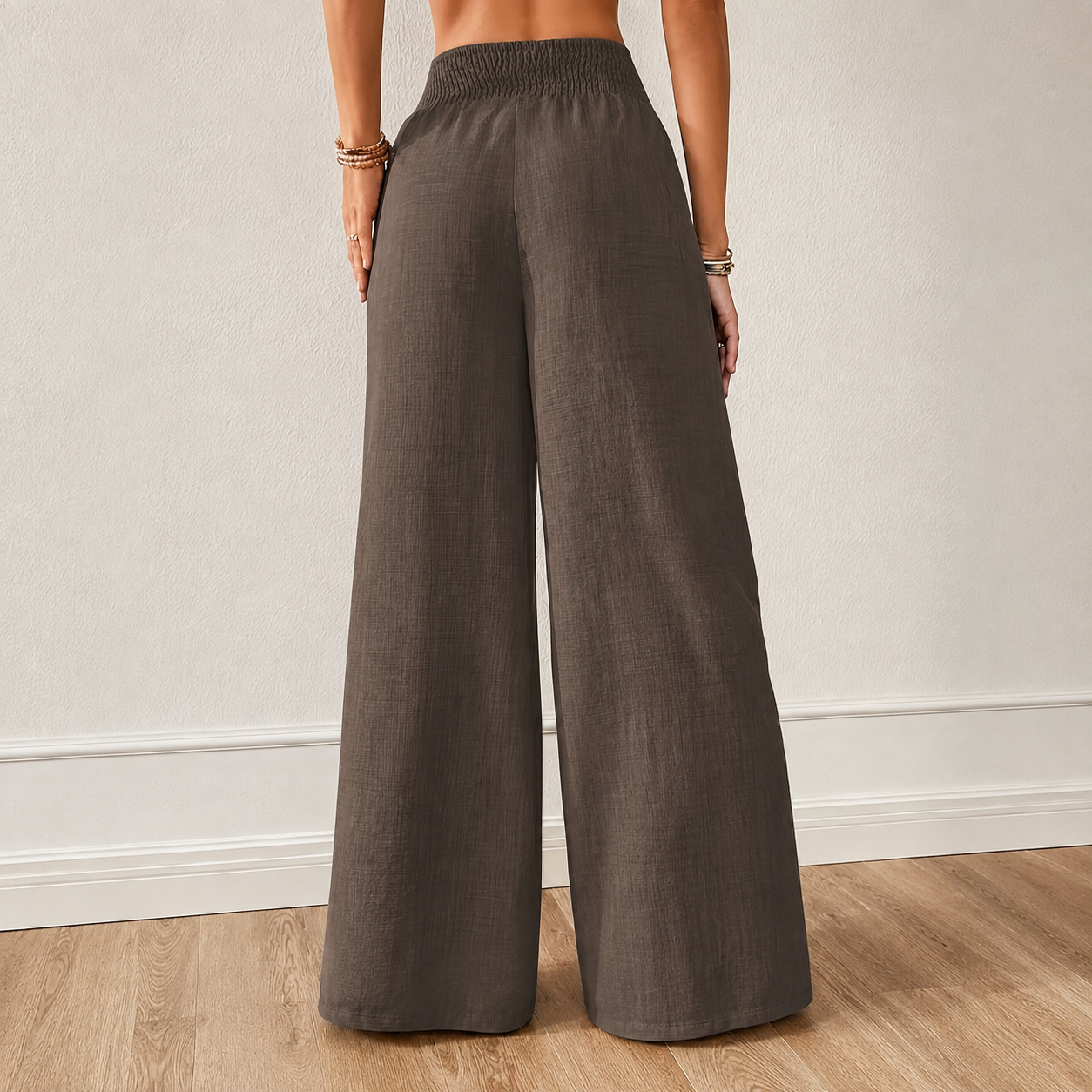 Versatile Wide Length Pants For Daily Wear For Women