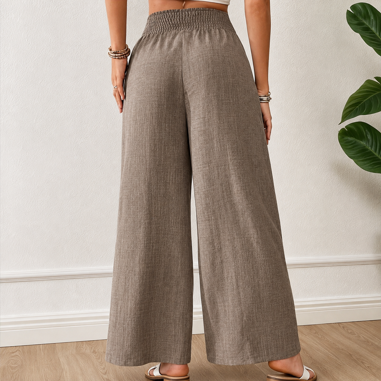 Versatile Wide Length Pants For Daily Wear For Women