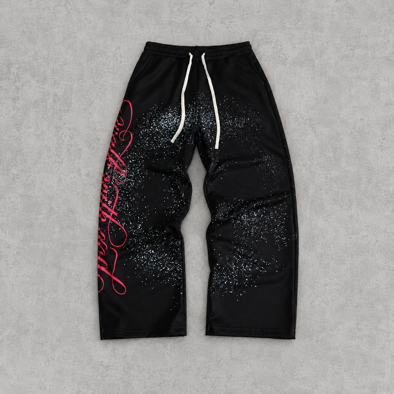 Loose Fit Embroidered Sweatpants For Men
