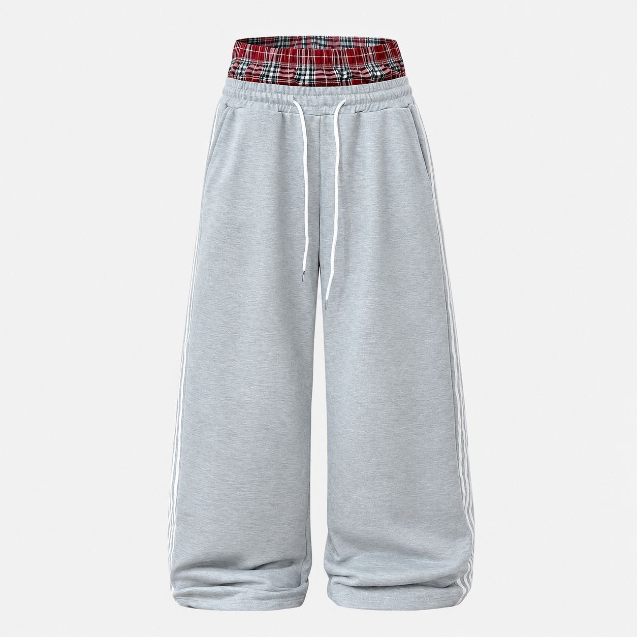 Casual 2 In 1 Thick Knit Streetwear Joggers For Men