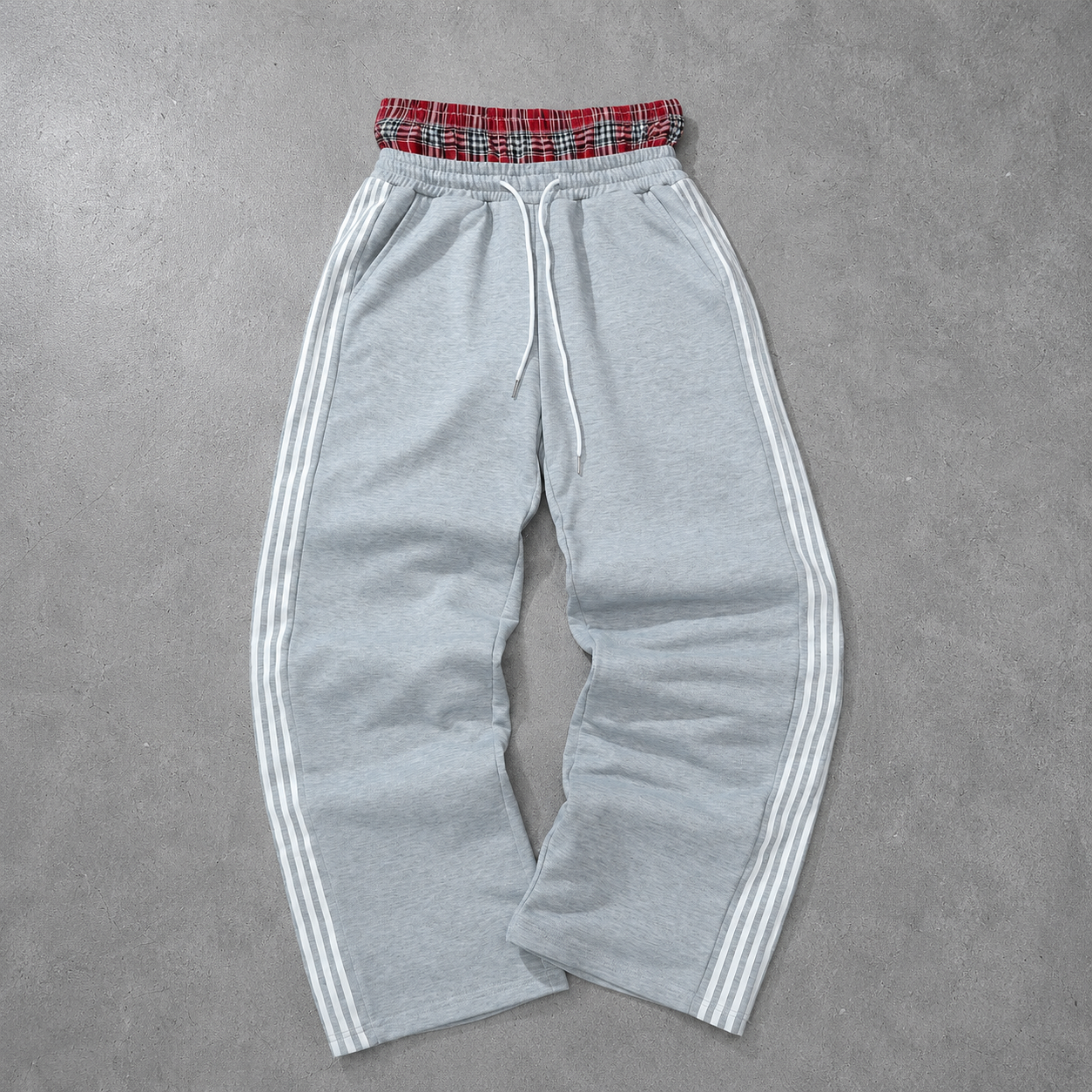 Casual 2 In 1 Thick Knit Streetwear Joggers For Men