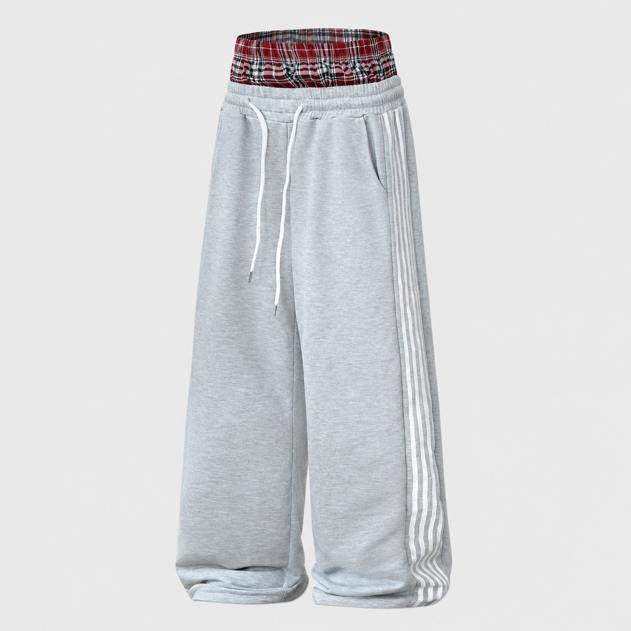 Casual 2 In 1 Thick Knit Streetwear Joggers For Men