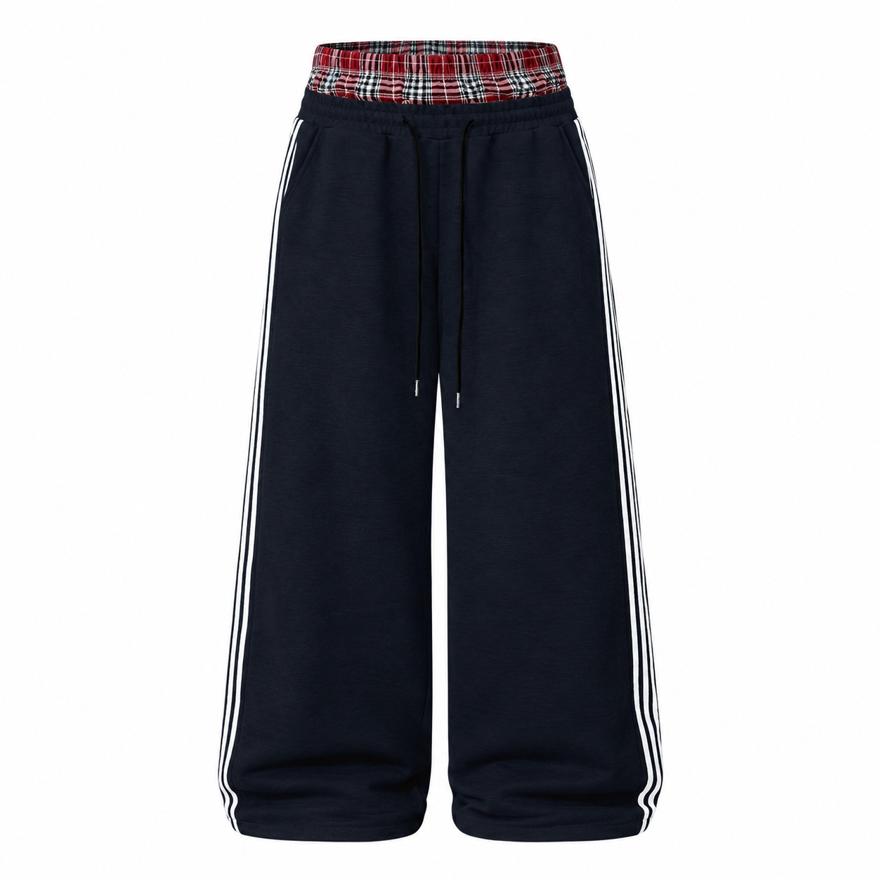 Casual 2 In 1 Thick Knit Streetwear Joggers For Men