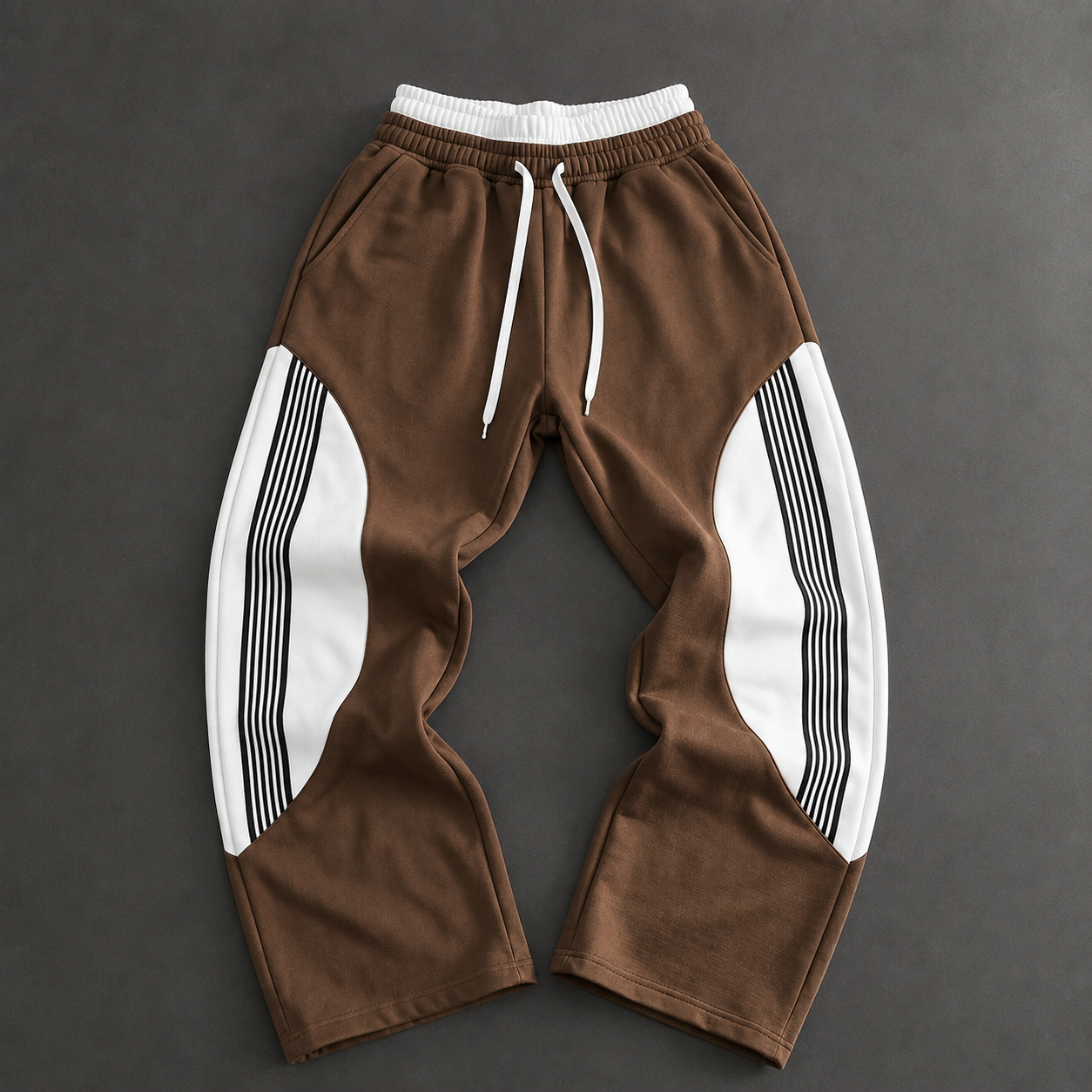 Casual 2 In 1 Thick Knit Streetwear Joggers For Men