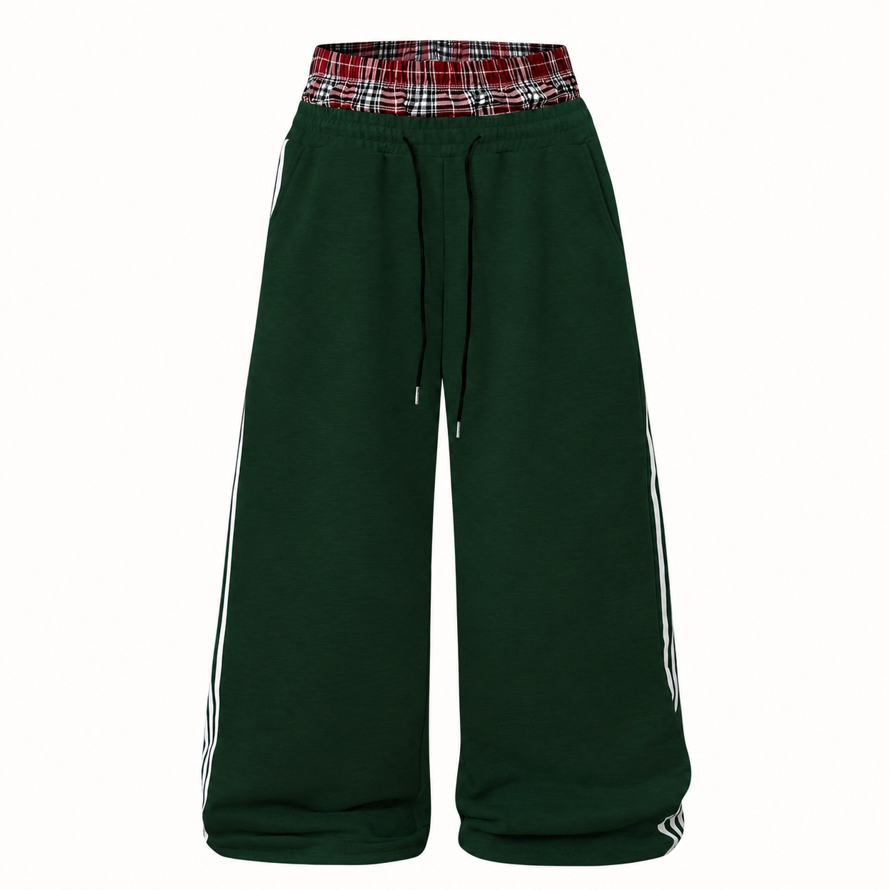 Casual 2 In 1 Thick Knit Streetwear Joggers For Men