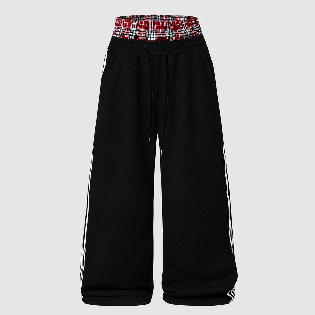 Casual 2 In 1 Thick Knit Streetwear Joggers For Men